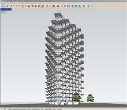 异形建筑的sketchup模型