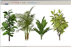 绿植植物的sketchup模型
