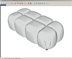 泡芙沙发的sketchup模型