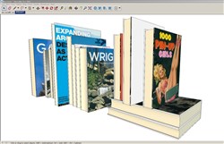 装饰书本的sketchup模型