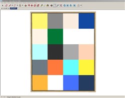 装饰画格子画的sketchup模型