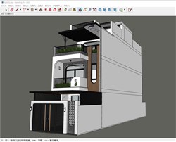 现代风格住宅的sketchup模型