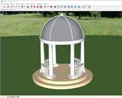 欧式亭子的sketchup模型