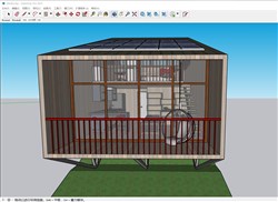 山地民宿度假屋的sketchup模型