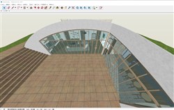 下沉式会所的sketchup模型