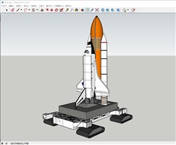 航天飞机发射中心的sketchup模型