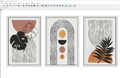 装饰画挂画的sketchup模型