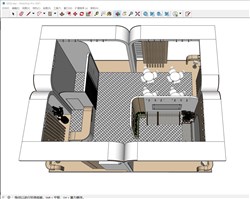 展厅展位的sketchup模型