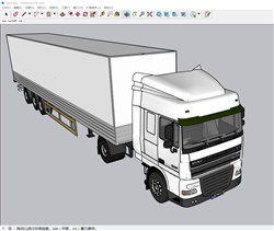 运输车卡车的sketchup模型