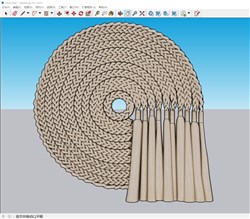 吊坠装饰的sketchup模型