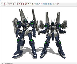 高达机甲战士的sketchup模型
