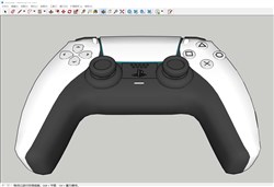 游戏手柄的sketchup模型