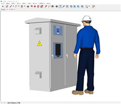 工人配电箱的sketchup模型