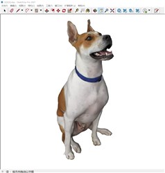 动物狗的sketchup模型