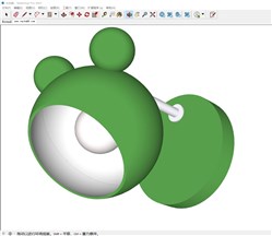 儿童壁灯的sketchup模型