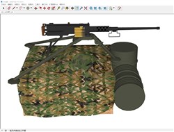 军事武器的sketchup模型
