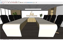 办公会议室的sketchup模型