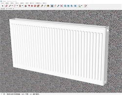 暖气片的sketchup模型