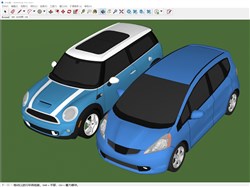 汽车的sketchup模型