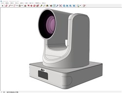 摄像头的sketchup模型