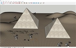 金字塔的sketchup模型