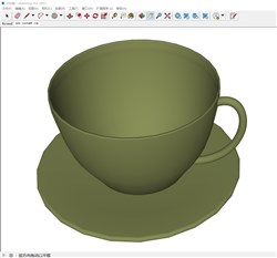 茶杯咖啡杯的sketchup模型