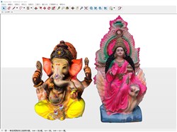 印度象鼻神的sketchup模型