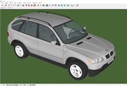 宝马X5汽车的sketchup模型