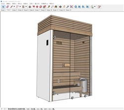 汗蒸房的sketchup模型