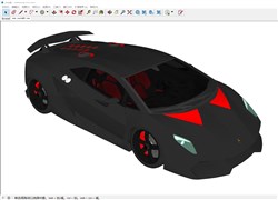 兰博基尼跑车的sketchup模型