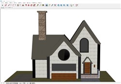 立陶宛房屋的sketchup模型