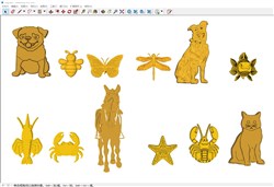 动物装饰的sketchup模型