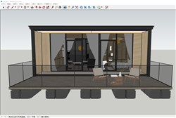 滨水民宿的sketchup模型