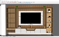 电视柜的sketchup模型