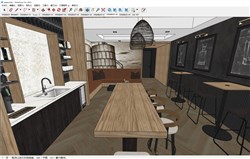 棋牌室包厢包间的sketchup模型