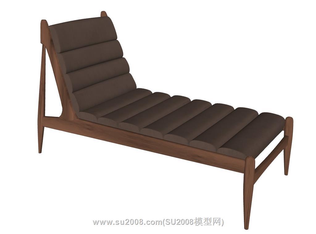 躺椅su模型