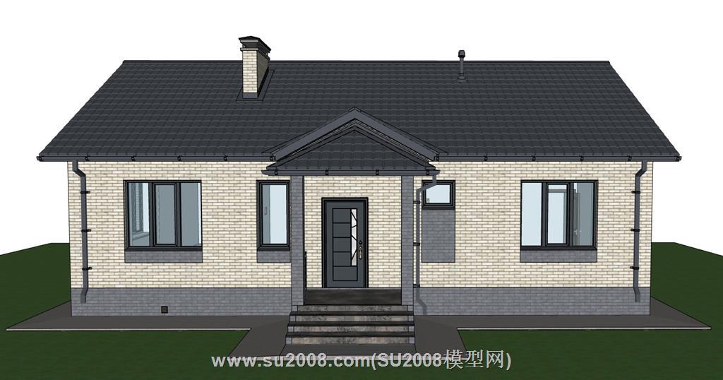 欧式乡村住宅房屋su模型