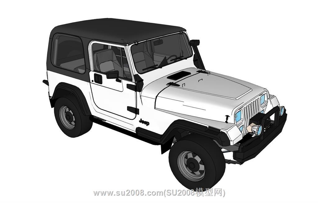 JEEP吉普車su模型