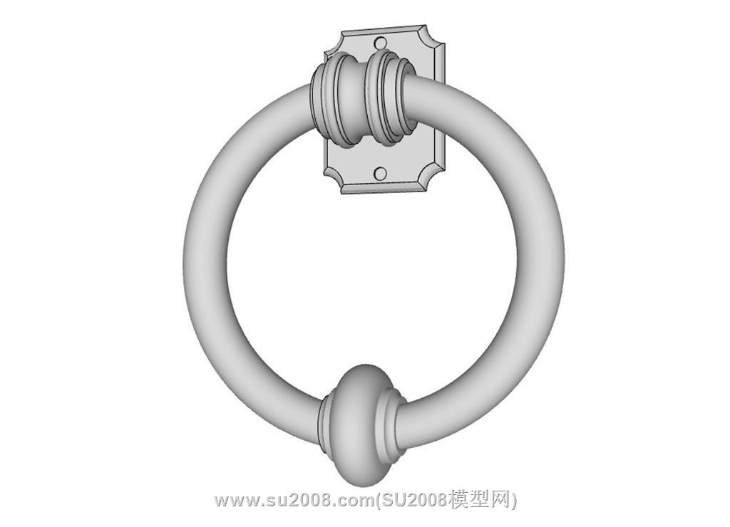金属门环的su模型