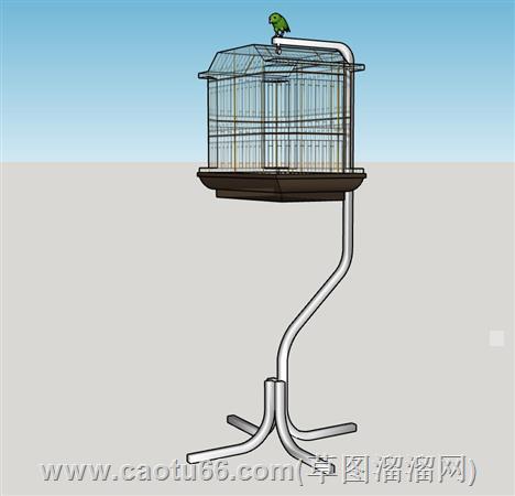 支架鸟笼su模型