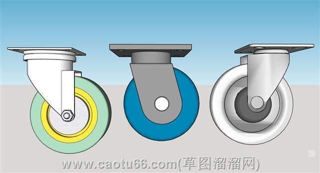 滑动轮滑轮su模型