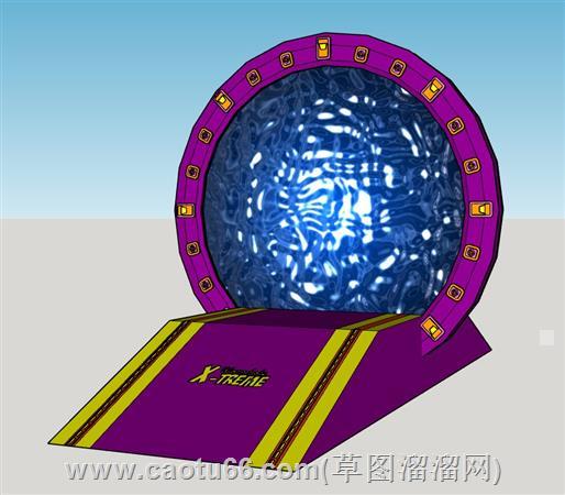 虫洞时空传送门su模型