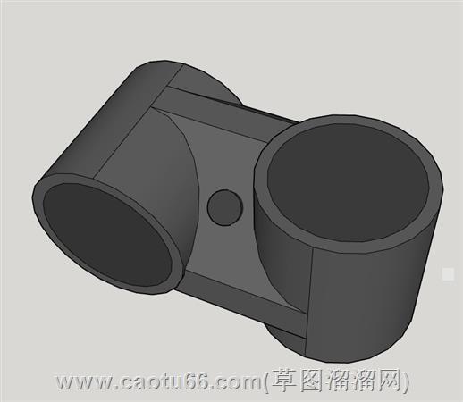 管件接头三通弯头su模型