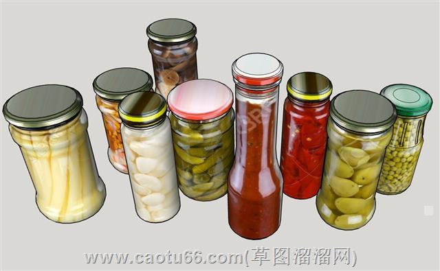 腌菜su模型