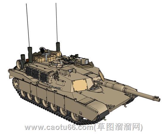 M1A1主战坦克su模型