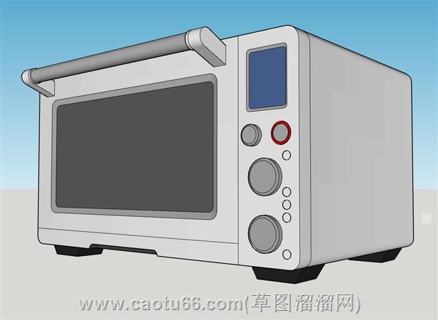 微波炉烤箱的su模型