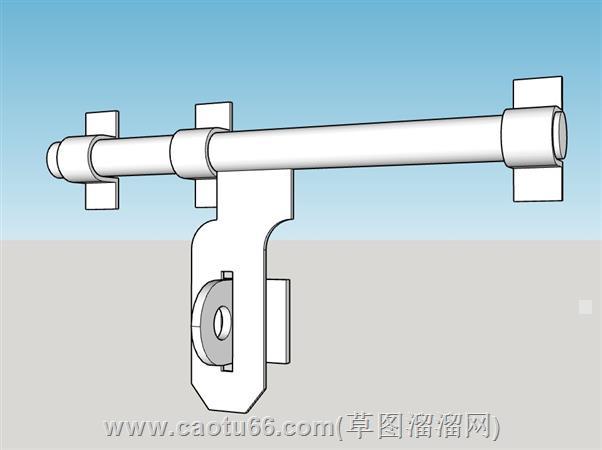 门闩门栓su模型