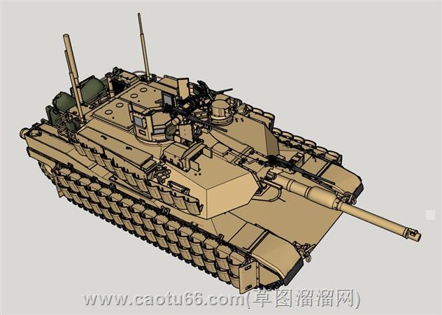 M1A2主战坦克su模型