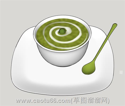 茶杯咖啡杯su模型