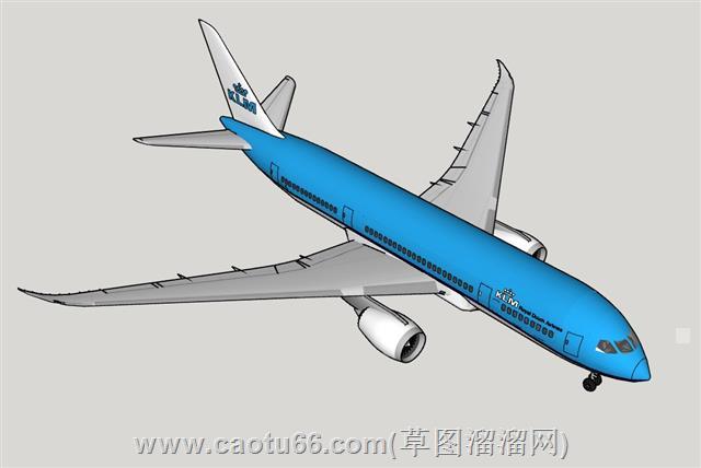 空客民航飞机su模型